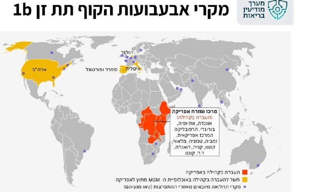 התפשטות תת-זן אבעבועות הקוף התפשטות תת-זן אבעבועות הקוף