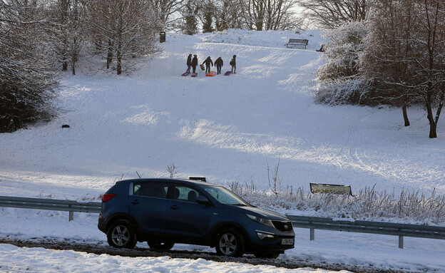שלג כבד בצפון אירלנד