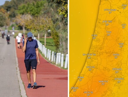 מתחמם בהדרגה: שרב כבד צפוי באמצע השבוע