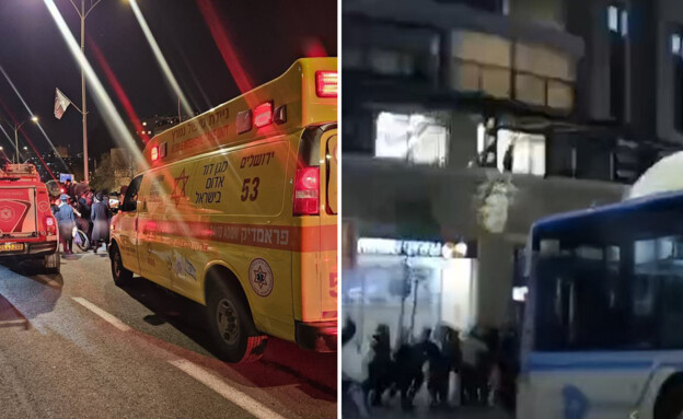 תיעוד: אוטובוס דורס מפגינים חרדים