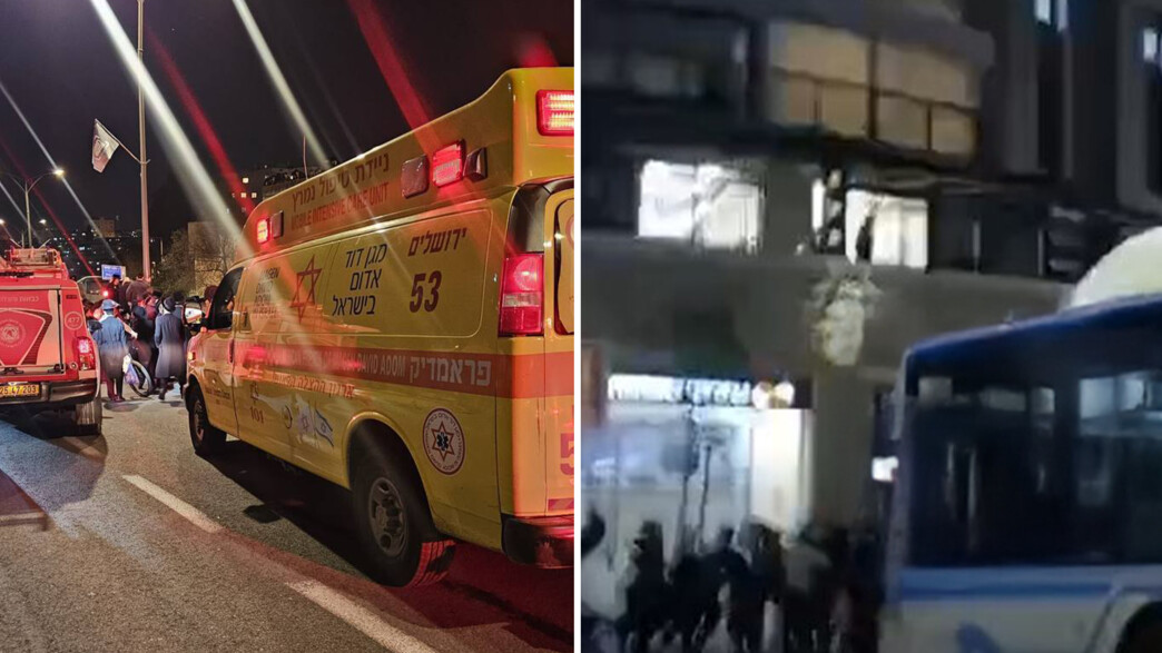 תיעוד: אוטובוס דורס מפגינים חרדים