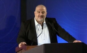 יו"ר רע"ם מנסור עבאס (צילום: הכנס השנתי של גבעת חביבה לחברה משותפת)