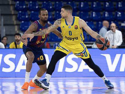 וגם לונדברג בלט במחצית השנייה (Euroleague Basketball via Getty)