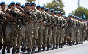 הצבא שרוצה להתעצם באזור (צילום: BIROL BEBEK/AFP via Getty Images)