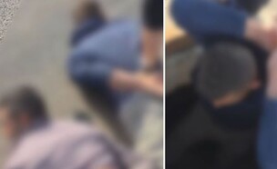 שני שב"חים הסתתרו בבור ביוב באתר בנייה בחדרה (צילום: דוברת המשטרה)