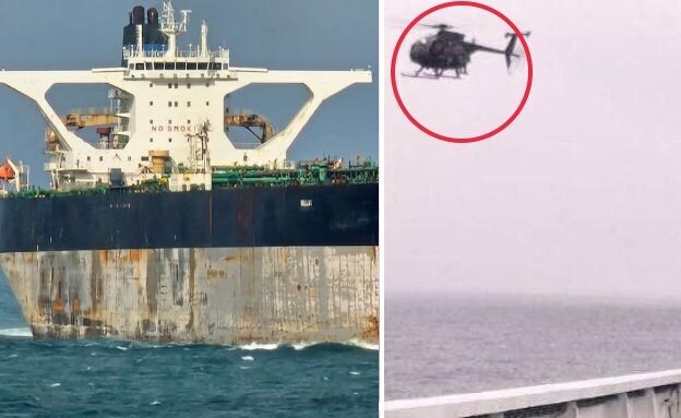 תיעוד הדרמה בלב ים (צילום: מתוך תיעוד שעלה ברשתות החברתיות, שימוש לפי סעיף 27א' לחוק זכויות יוצרים)