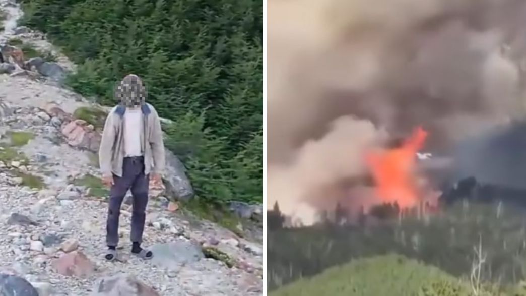 תייר ישראלי ארגטינה אש מדורה