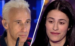 שירה זלוף, אסף אמדורסקי (צילום: הכוכב הבא לאירוויזיון, קשת 12)