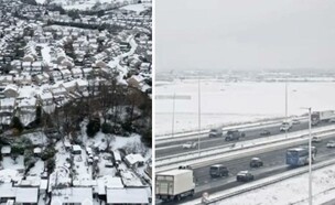 מזג אוויר חריג באירופה (צילום: צילום מסך)