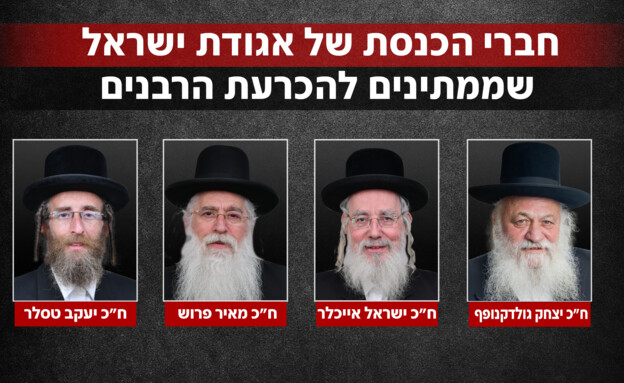 חברי הכנסת שממתינים להכרעת הרבנים חברי הכנסת שממתינים להכרעת הרבנים