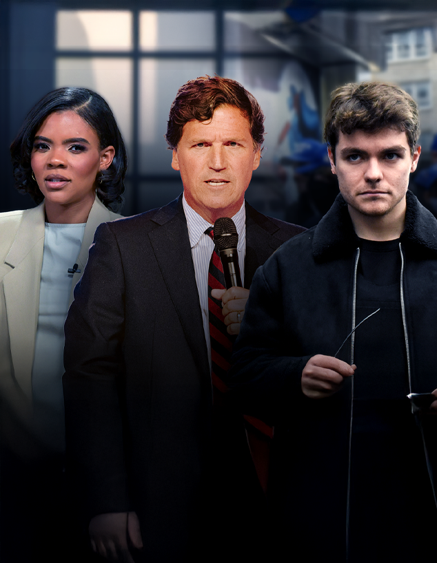 ניק פואנטס, טאקר קרלסון, קנדיס אוונס