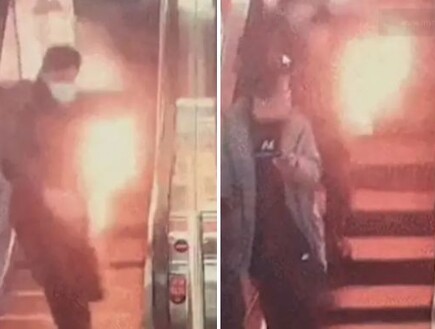 בהלה בתחנת הרכבת: מטען נייד התלקח בלי סיבה בכיס של אחד הנוסעים