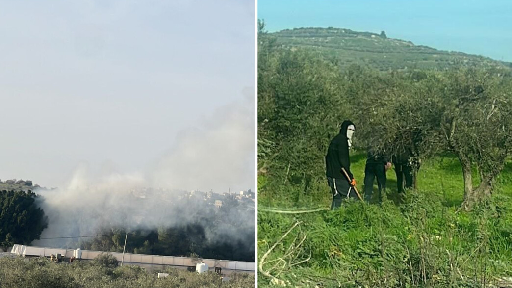 עשרות פורעים הציתו רכב בכפר ליד השומרון עשרות פורעים הציתו רכב בכפר ליד השומרון