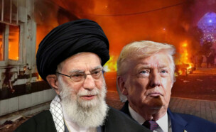 טראמפ וח'אמנאי (צילום: AP, Reuters, מתוך הרשתות החברתיות)