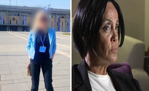 מימין: עינת הראל. משמאל: דנה (שם בדוי)