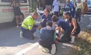 תאונת הדרכים הקשה בצ'אנג מיי (צילום: חדר המצב של פספורטכארד)