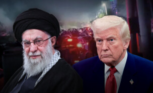 דונלד טראמפ ועלי ח'אמנאי (צילום: Reuters)