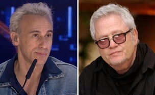 שלמה ארצי ואסף אמדורסקי (צילום: מתוך "הכוכב הבא", קשת 12)