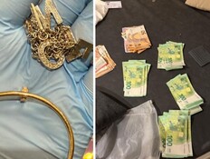 השלל שלקחו הפורצים מהבית בתל אביב