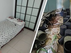 משמאל: הדירה לפני ואחרי