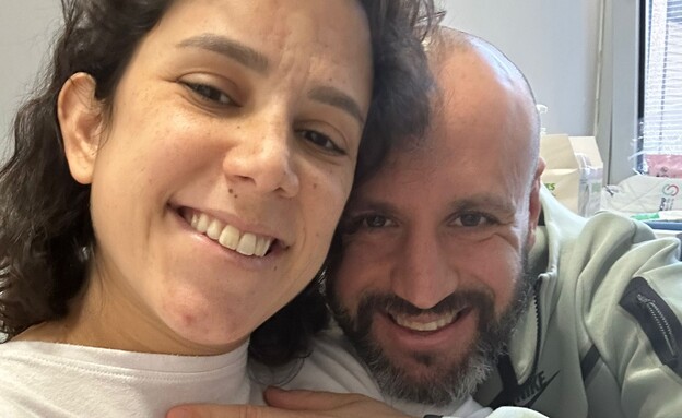 מאי שכטר ומשה יחזקאל הורים לשניים (צילום: פרטי)