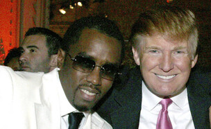 דונלד טראמפ, פי דידי, שון קומבס (צילום: Johnny Nunez/WireImage)