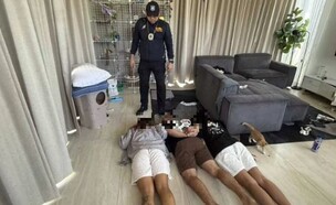 ישראלים נעצרו בתאילנד (צילום: צילום מסך)