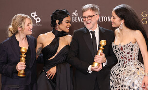 "קרב רודף קרב", טקס פרסי גלובוס הזהב 2026 (צילום: Etienne Laurent / AFP via Getty Images)