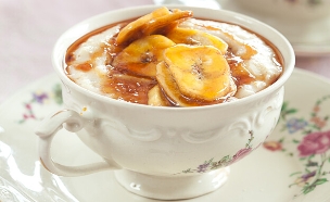 דייסת קוואקר עם בננות וקרמל (צילום: כפיר חרבי, דרך האוכל)