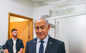 ראש הממשלה בנימין נתניהו בבית המשפט (צילום: מרים אלסטר, פלאש 90)