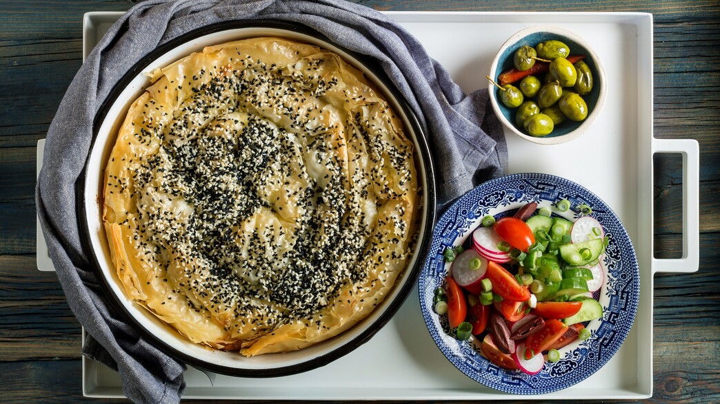 שבלול פילו וגבינות ענק