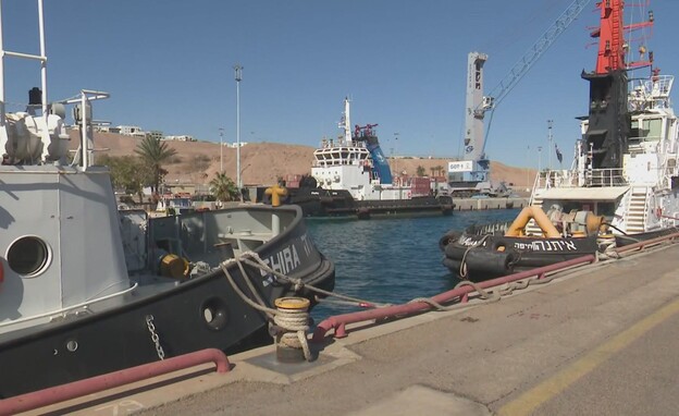 נמל אילת שומם