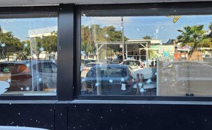 הנזק שנגרם לבית העסק באשקלון