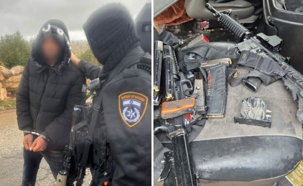 הנשק שנתפס ומעצר חשוד שהתחזה לחיילי צה"ל