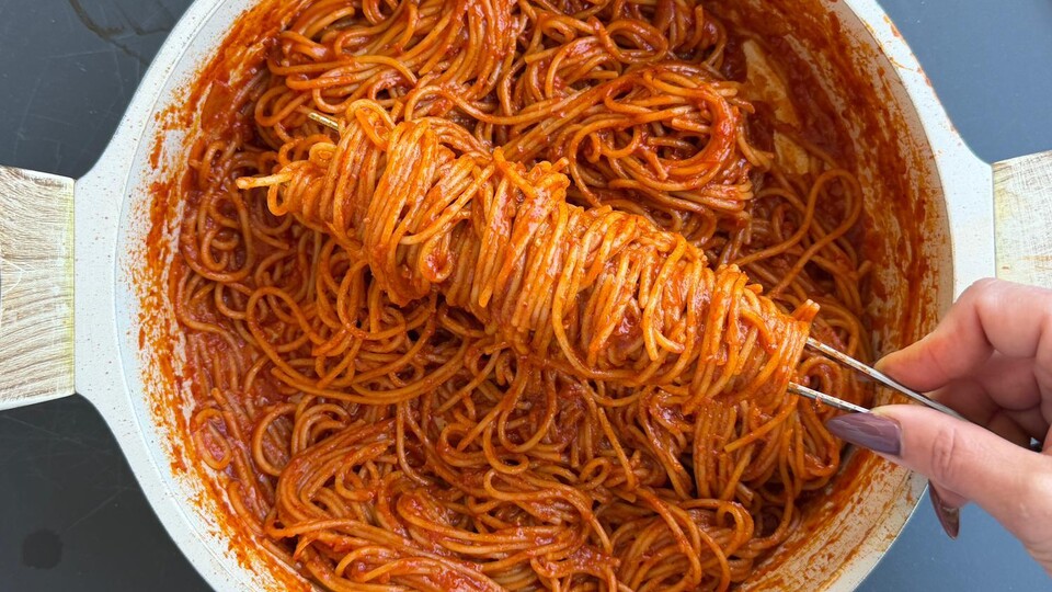 ספגטי צהרונים של חנושה (צילום: חנושה (בת חן שמעיה), mako אוכל)