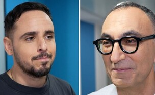 דניאל חן וישראל קטורזה (צילום: מתוך: "ערב טוב עם גיא פינס", קשת 12)