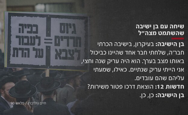 תעשיית הפטורים מגיוס