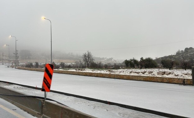 שלג בנווה דניאל