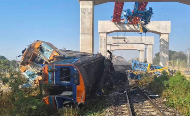 תאונה בתאילנד (צילום: צילום מסך)