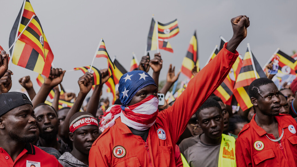 עצרת בחירות של האופוזיציה באוגנדה
