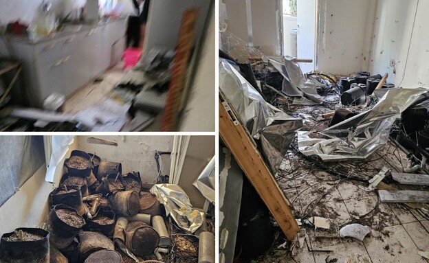 ההרס בדירה בקריות