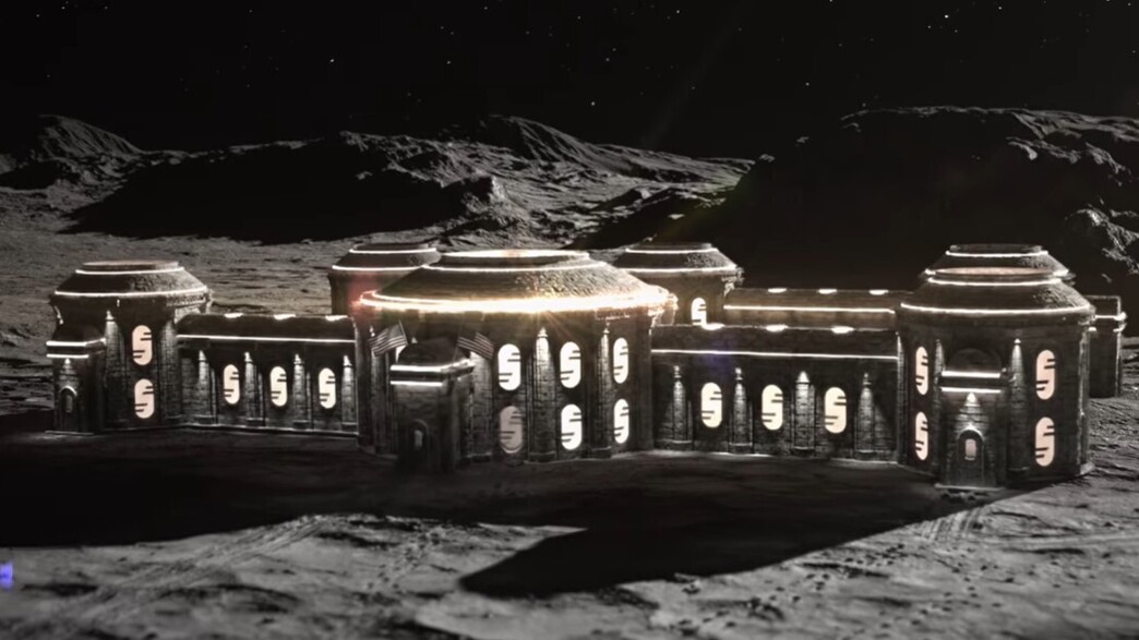 הדמיית המלון על הירח עבור תיירי החלל