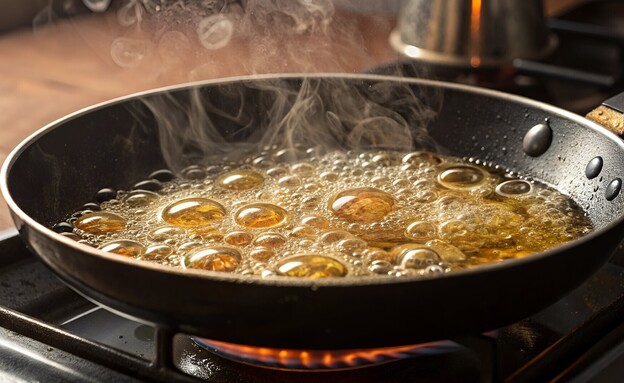 שמן רותח (צילום: Rasejy, shutterstock)