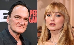 ג'ניפר לורנס, קוונטין טרנטינו (צילום: Michael Tullberg | Amy Sussman, Getty images)