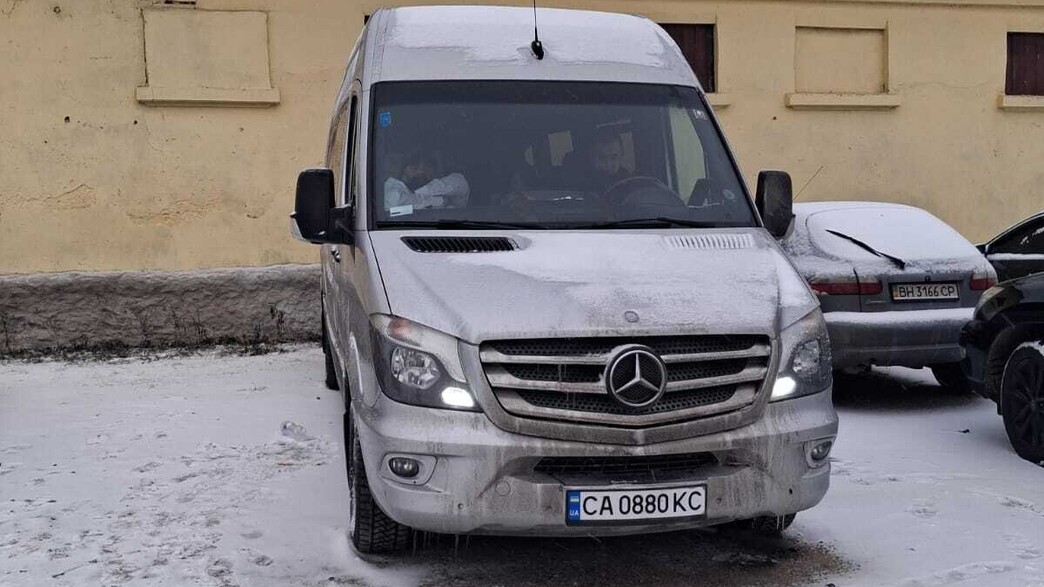 הרכב שבו שהו הישראלים במהלך הלילה באוקראינה