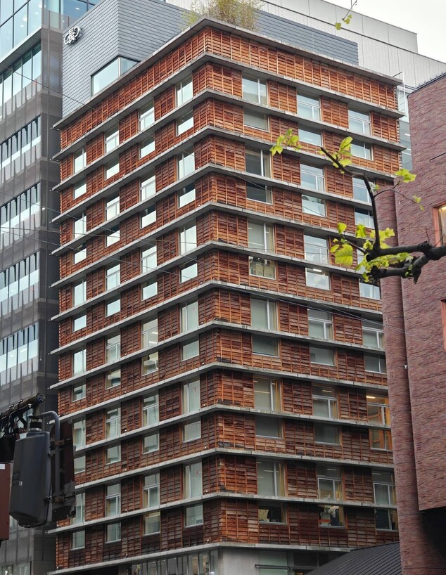 אדריכלות ביפן, חיפוי עץ בקיוטו 