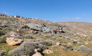 המסוק שהתרסק (צילום: דובר צה"ל)