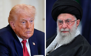  עלי ח'אמנאי,  דונלד טראמפ (עיבוד: reuters)