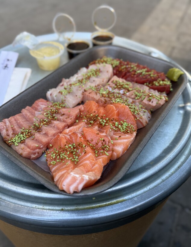 בסטה דגים. כמעט חצי קילו של דגים נאים