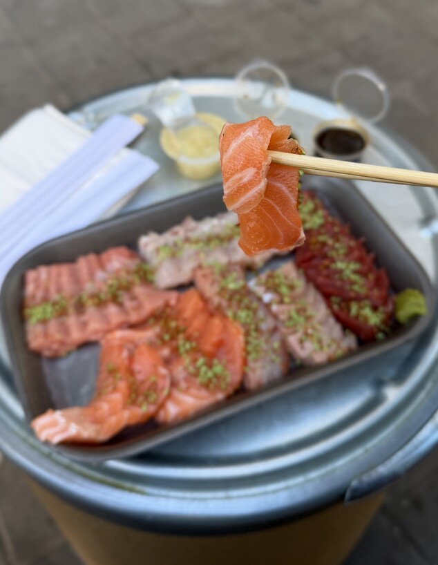 הישיבה קז'ואלית, חומרי הגלם ברמת מסעדת שף